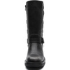 GLOBALWIN Women’s Motorcycle Boots Fall Fashion Mid Calf Boots For Women Square Toe Low Heel(24yy02 Distressed Brown)